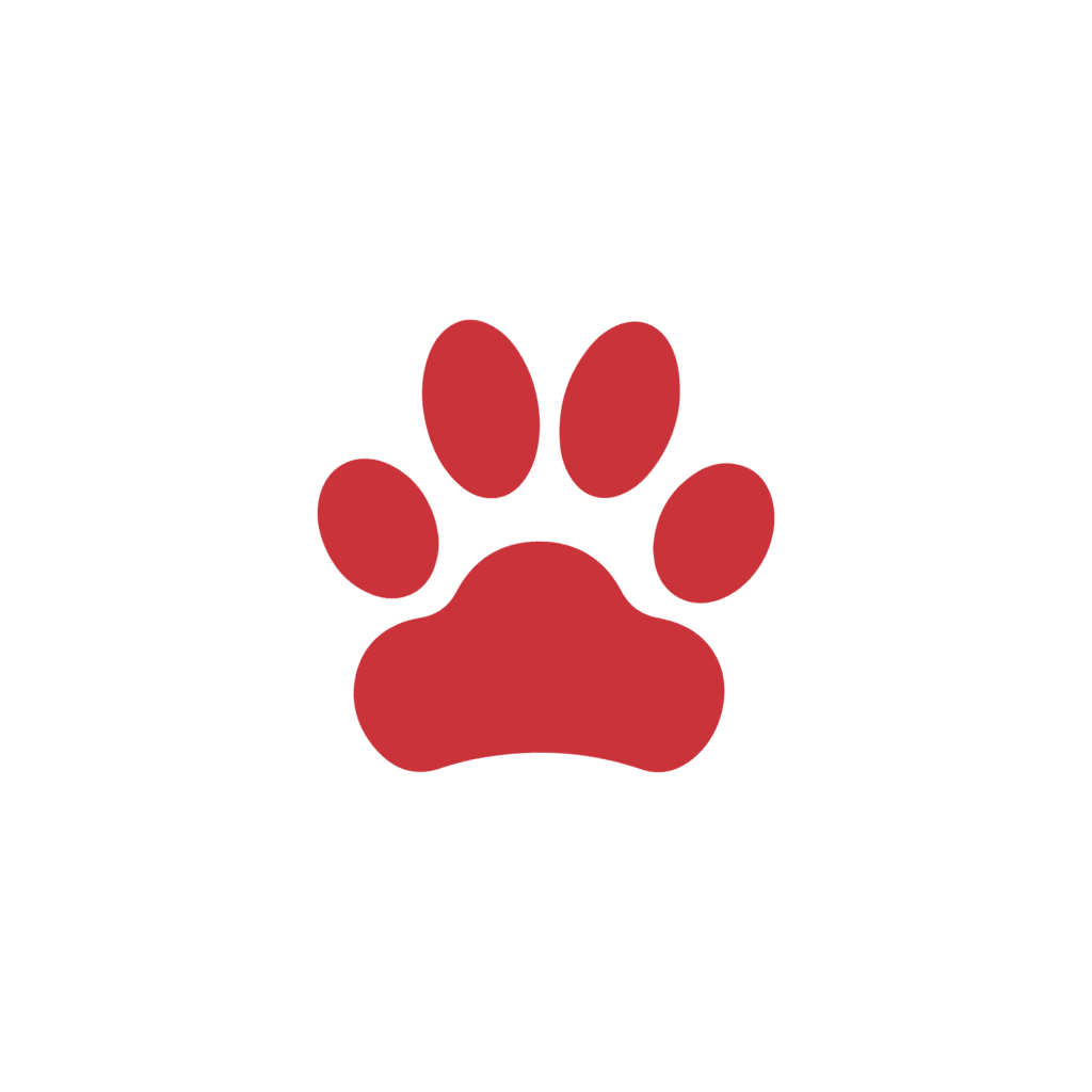 Red paw icon